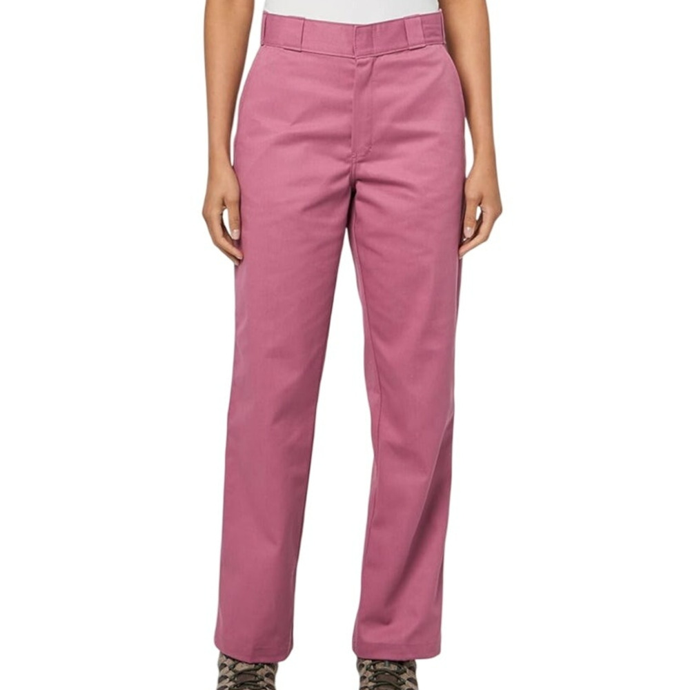 Dickies Women's 874 The Original Work Pant Pink Size 4 Regular Straight Leg